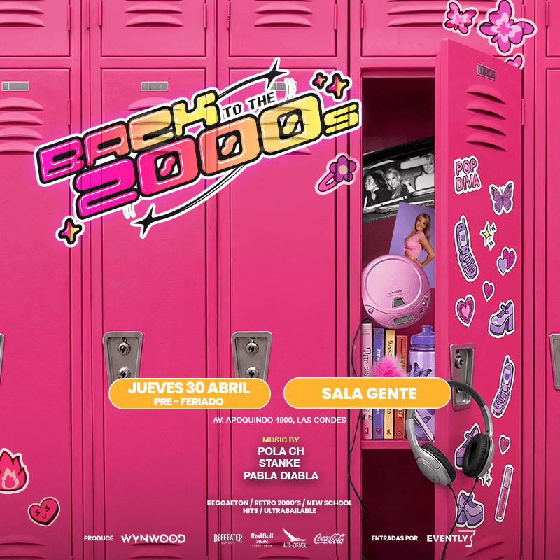 πΏ BACK TO THE 2000βs πΏ - SALA GENTE π₯ - JUEVES 30 ABRIL (Viernes 1 Feriado Irrenunciable) image}